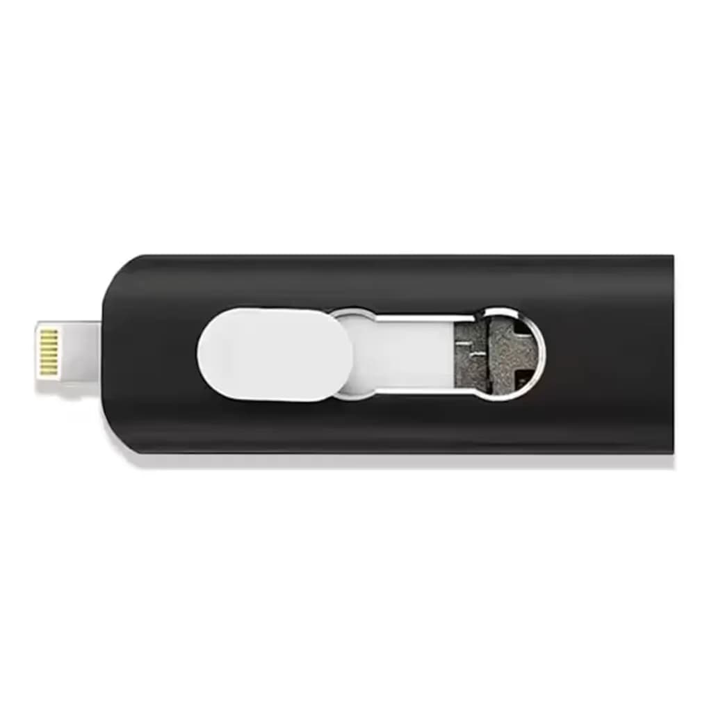 Memoria 3 En 1 Usb Lightning, Android, Pc 1 Tera 1tb Negro