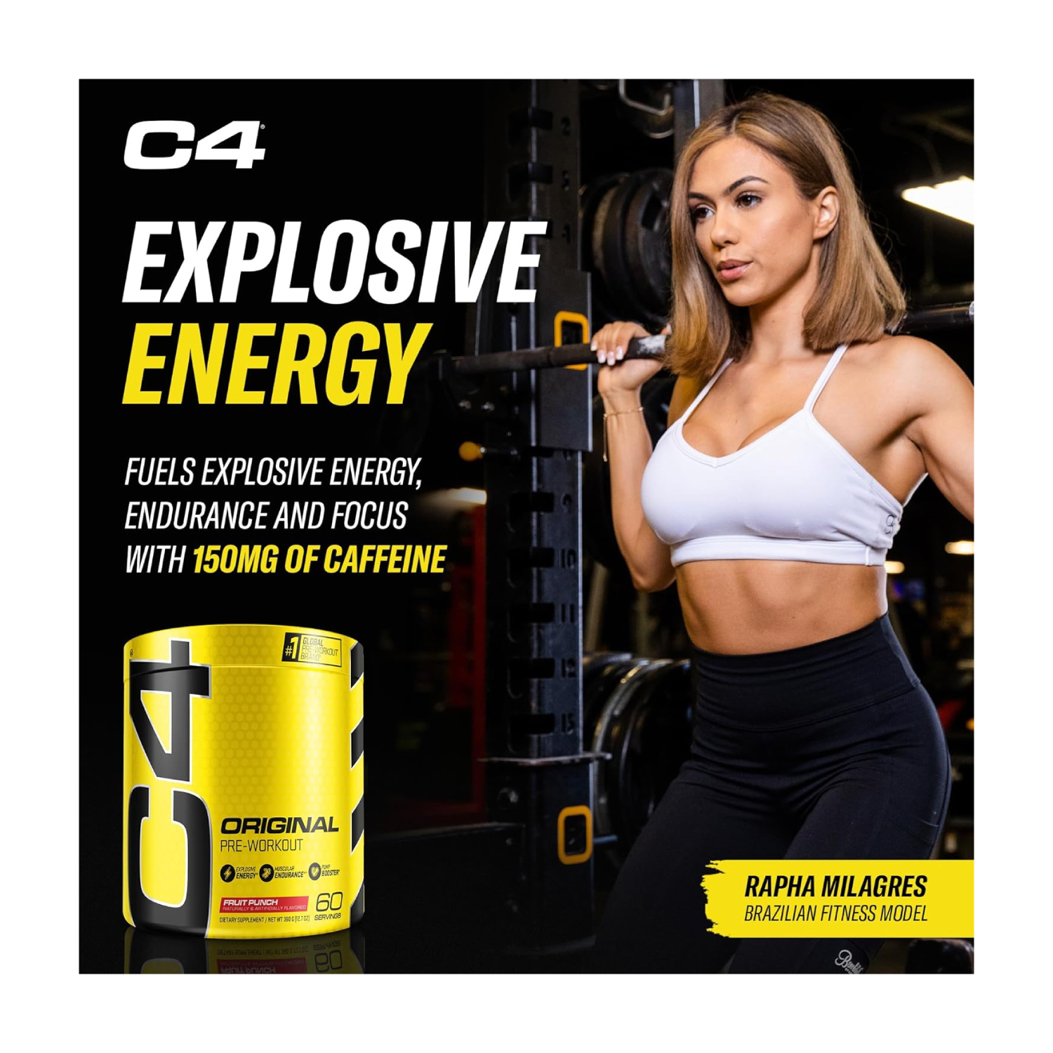 Pre-Entreno Cellucor C4 Original 30 Serv. 195G. - Mora Azul