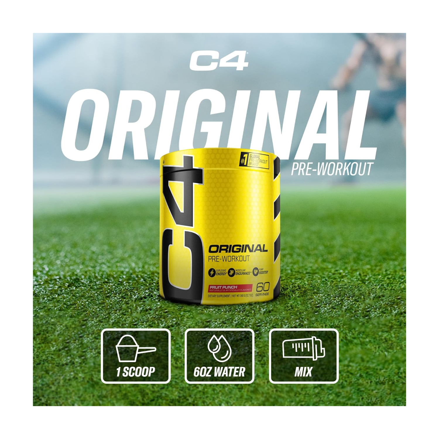 Pre-Entreno Cellucor C4 Original 30 Serv. 195G. - Mora Azul