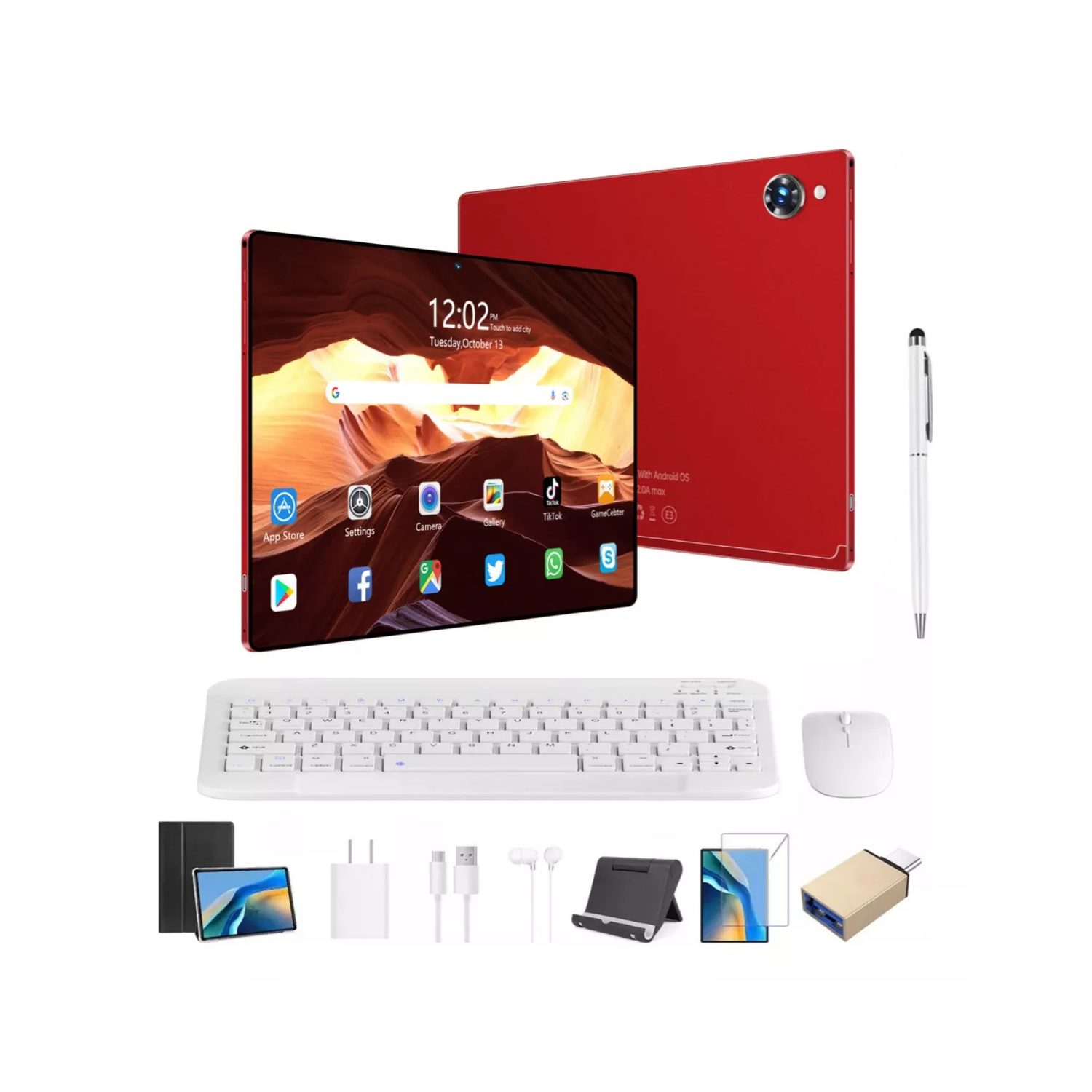 Tableta Hancdon M10 11,6" Android 13 Qualcomm snapdragon 680 Bluetooth, 12GB RAM, Capacidad de 512GB, cámaras HD frontal de 24 MP y trasera de 48 MP 