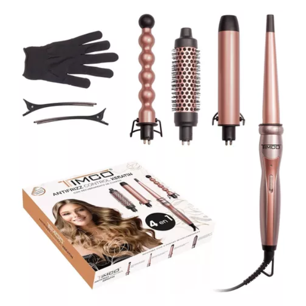 Ferro Timco en 1 Anti Frizz Keratin Rosa