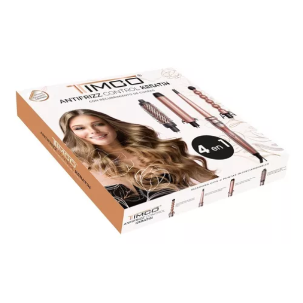 Ferro Timco en 1 Anti Frizz Keratin Rosa