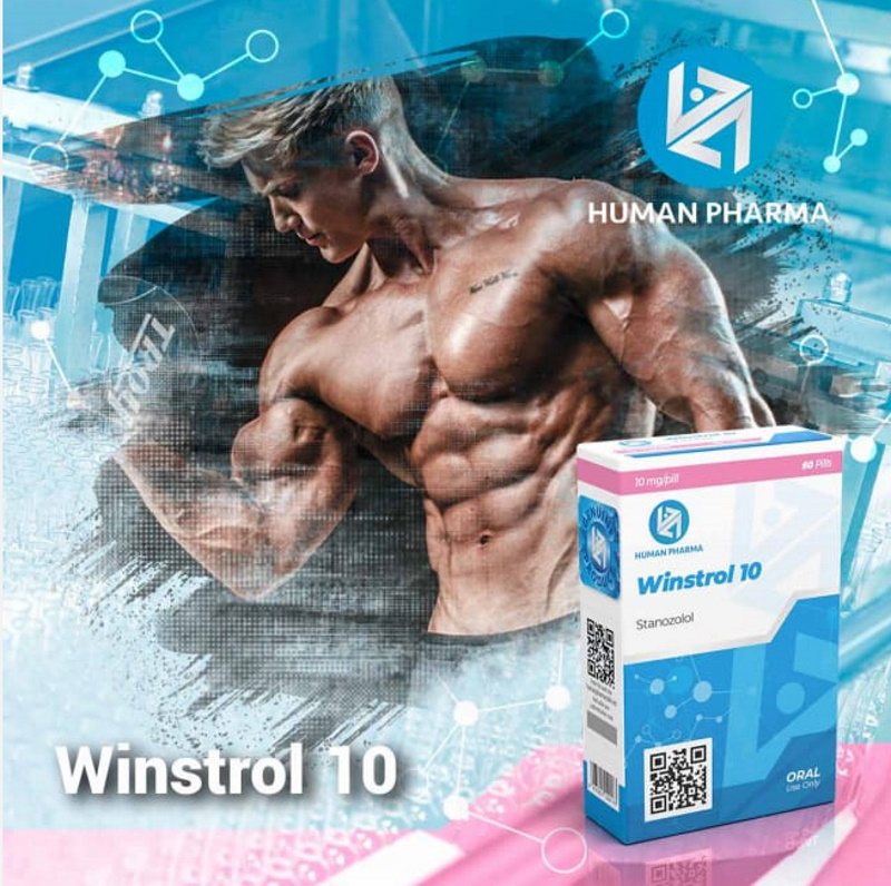 WINSTROL 10 - Stanozolol - Oral - 10mg/tab 60 tabletas - Human Pharma - Definición seca y músculo duro con estética atlética