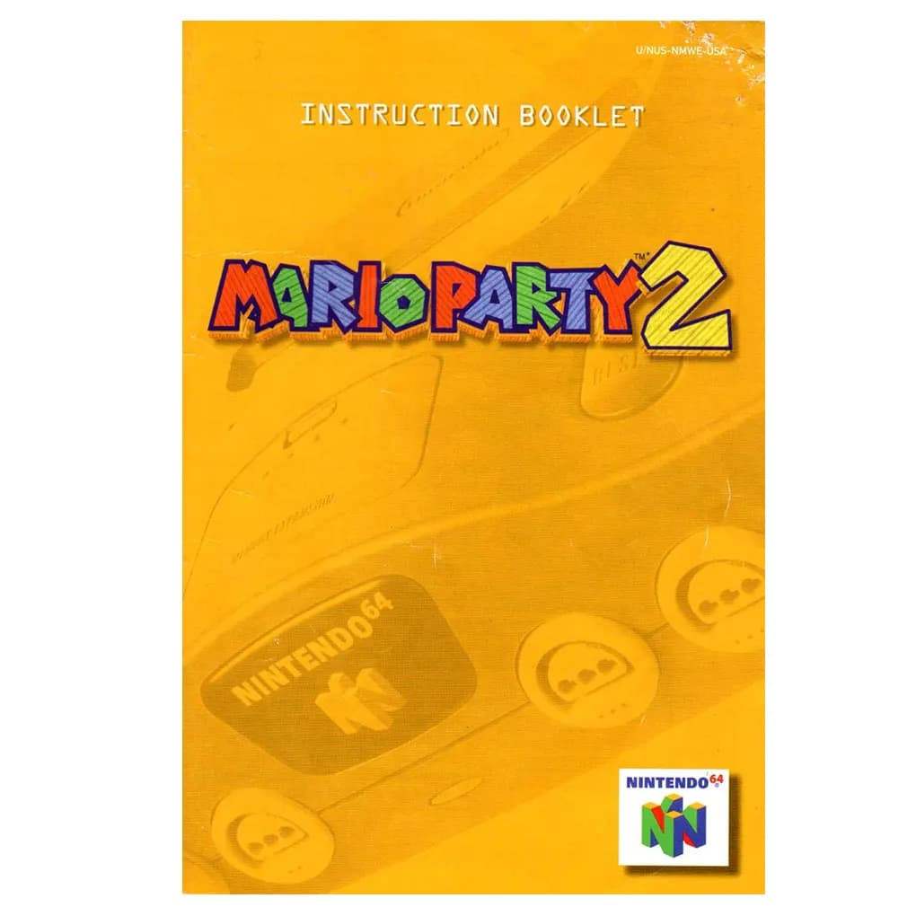 Mario Party 2 Físico En Caja Con Manual Nintendo 64.