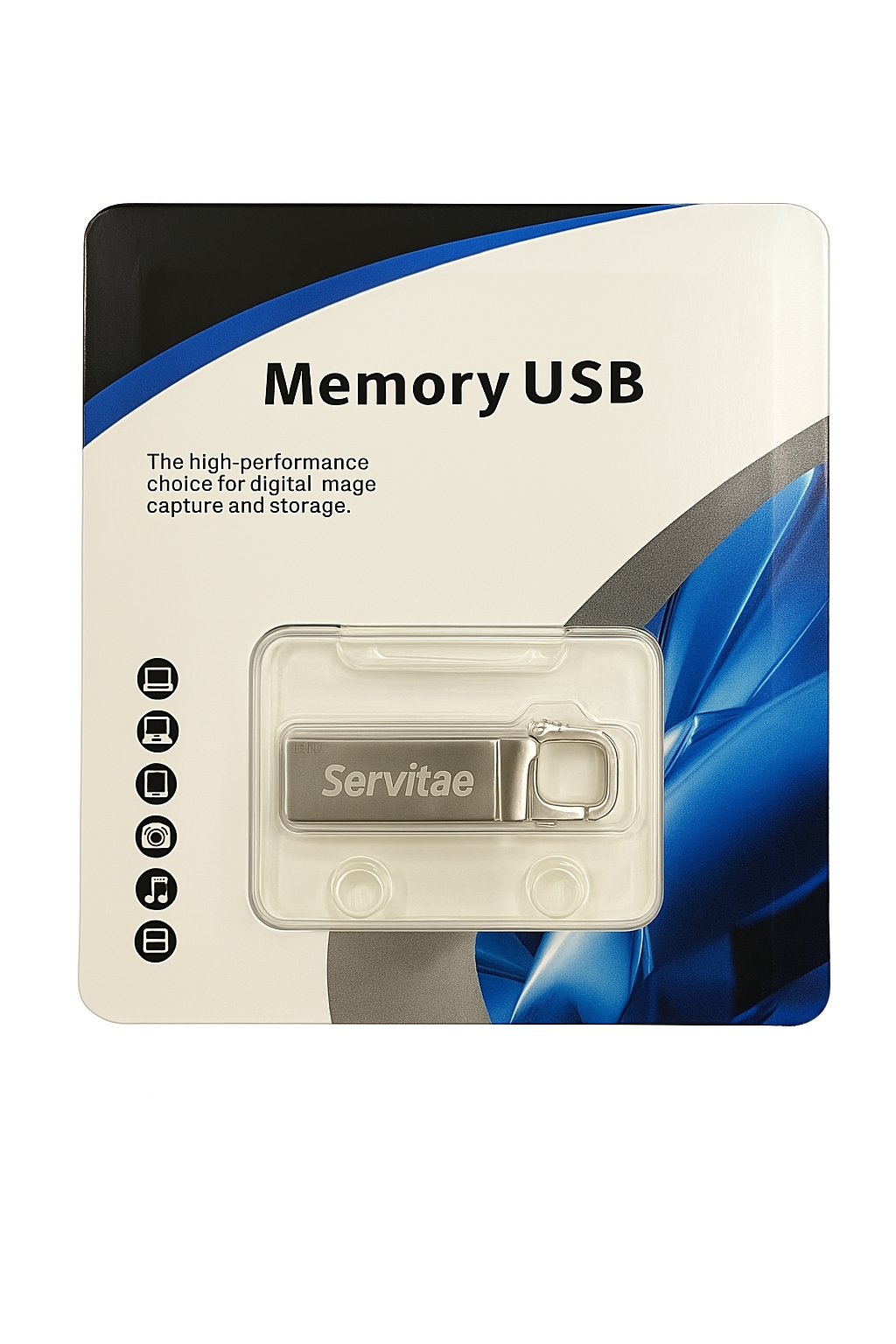 Memoria Usb 1tb Servitae Disco 1 Tera Flash Drive Llavero.