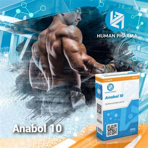 ANABOL 10 - Metandrostenolona - Oral - 10mg/tab 60 tabletas - Human Pharma - Volumen explosivo y ganancia muscular rápida con fuerza intensa