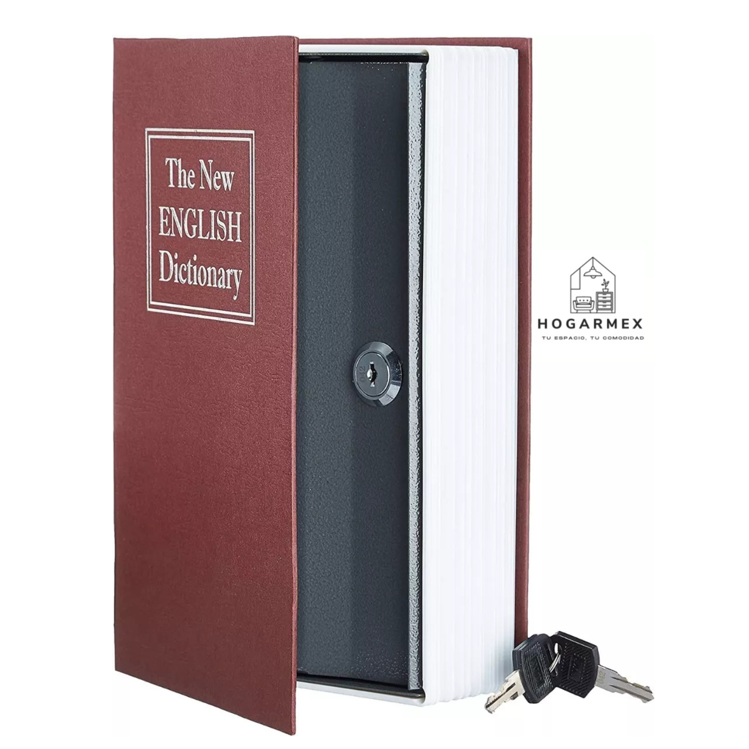 Libro De Seguridad Secreto Caja Fuerte C/llave