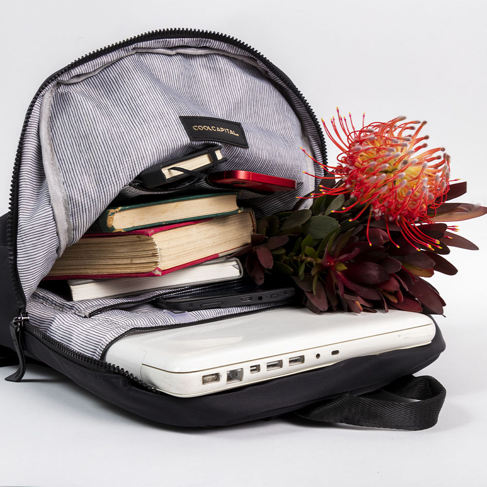Combo paquete 5 Mochilas para laptop CoolCapital Brisbane  15"pulgadas Negro