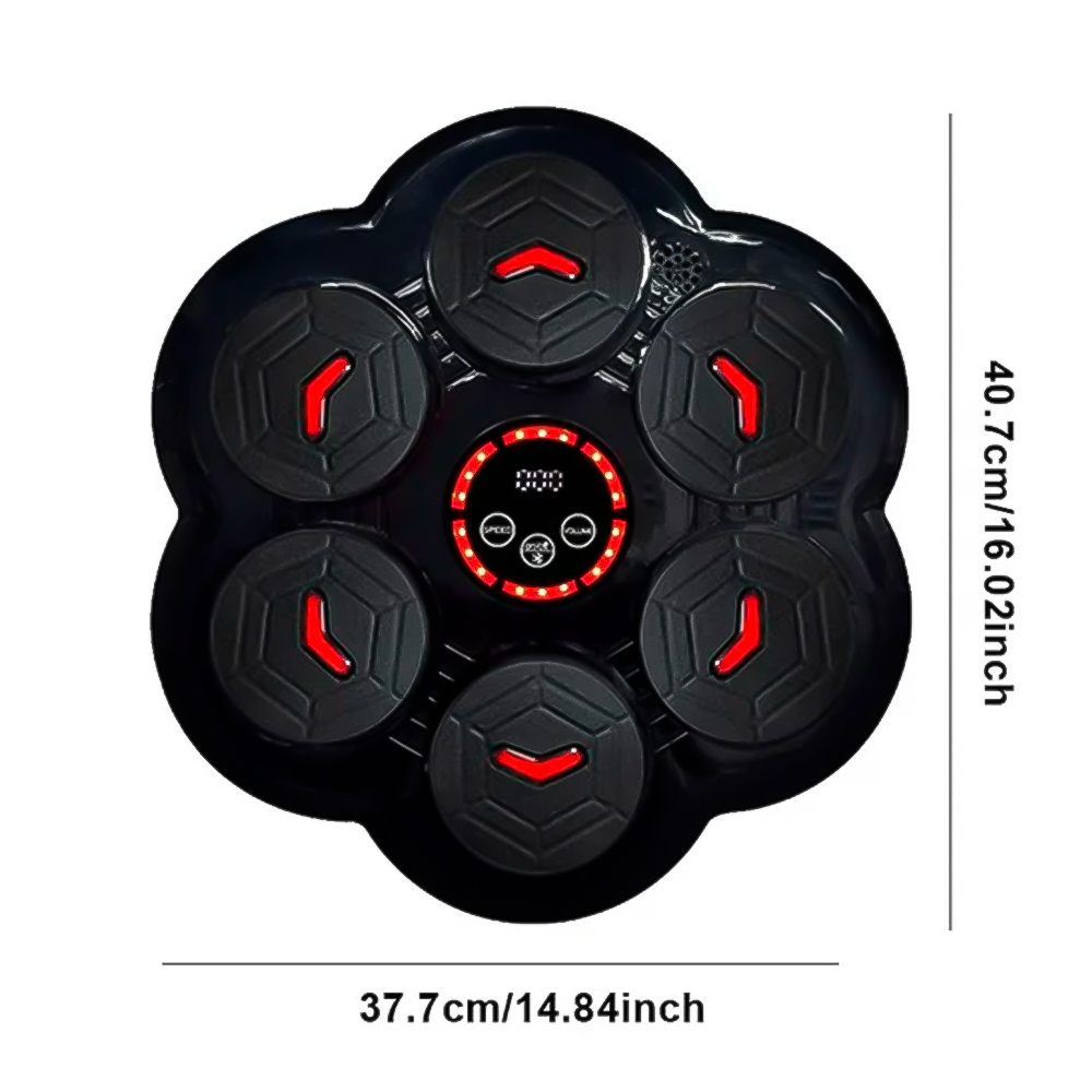 Máquina de Boxeo Musical con Bluetooth y Luces LED | Entrenamiento Interactivo