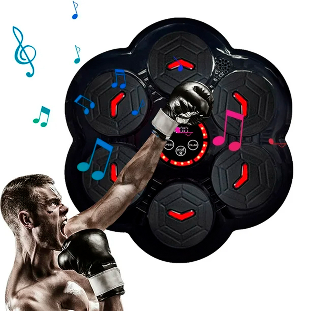 Máquina de Boxeo Musical con Bluetooth y Luces LED | Entrenamiento Interactivo