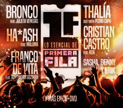 Lo Esencial De Primera Fila / Thalia Reik Ha Ash Cd + Dvd