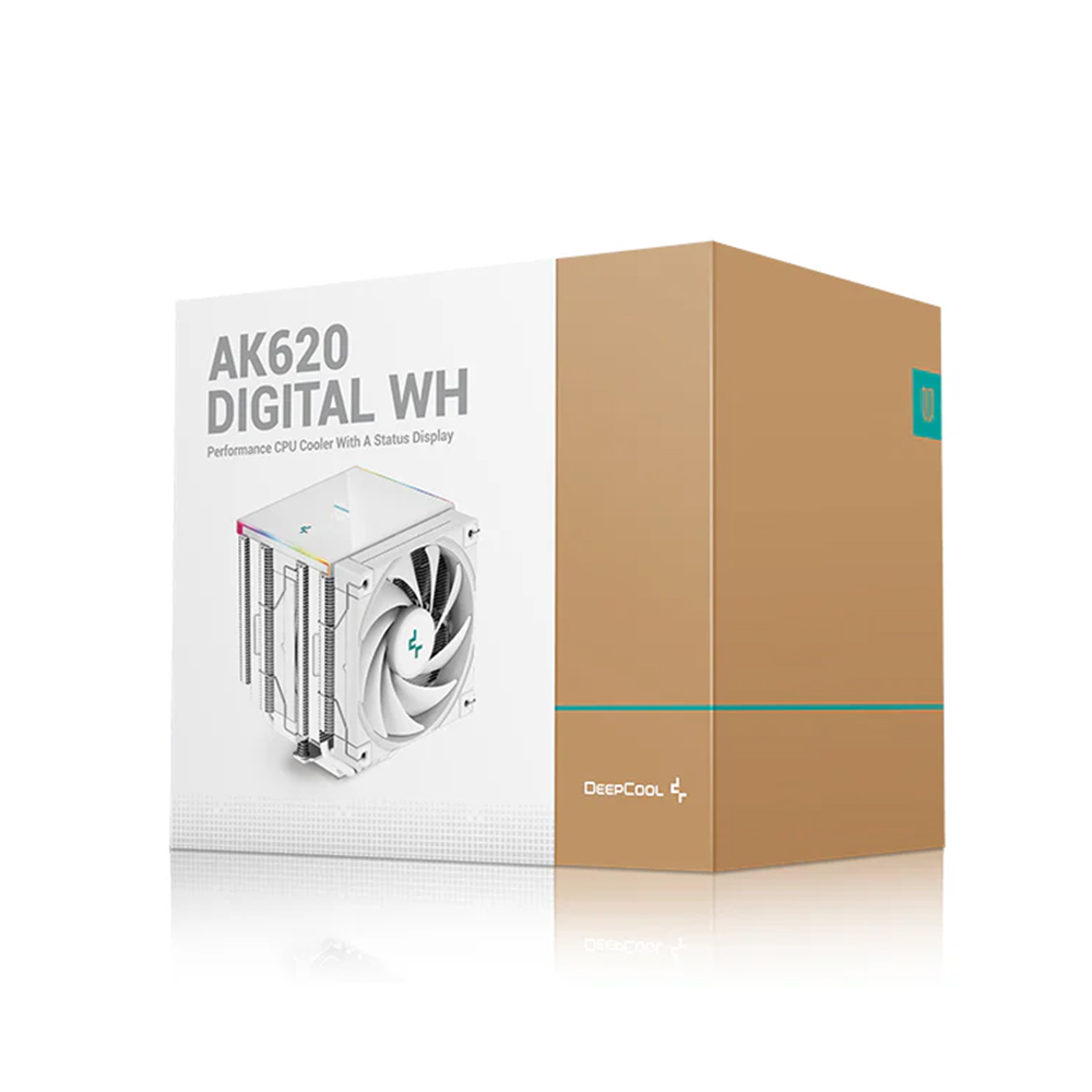 DISIPADOR DEEPCOOL AK620 DIGITAL PRO BLANCO LGA1700/AM5 R-AK620-WHAPMN-G