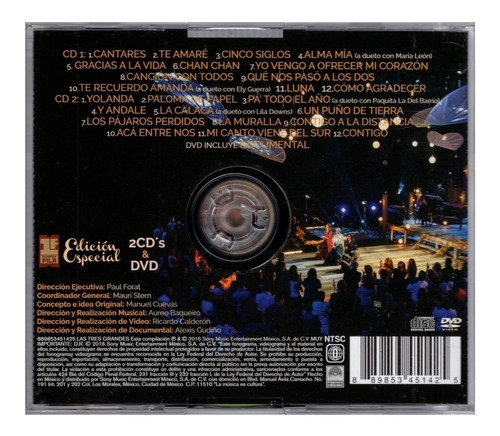 G. Pineda & E. Leon & T. Libertad - Tres Grandes 2 Cd + Dvd