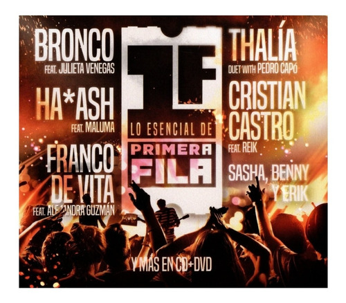 Lo Esencial De Primera Fila / Thalia Reik Ha Ash Cd + Dvd