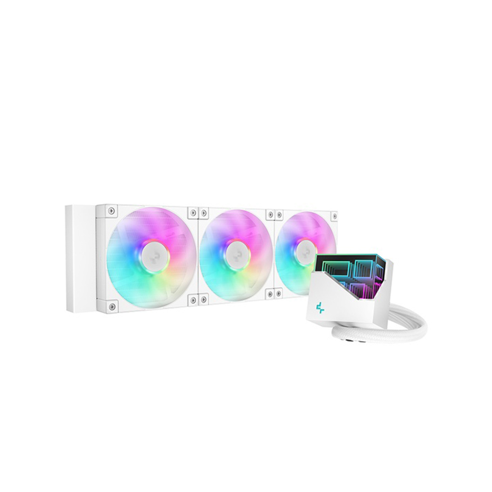ENFRIAMIENTO DEEPCOOL LT360 BLANCO ARGB 360MM LGA1700/AM5 R-LT360-WHAMNC-G-1