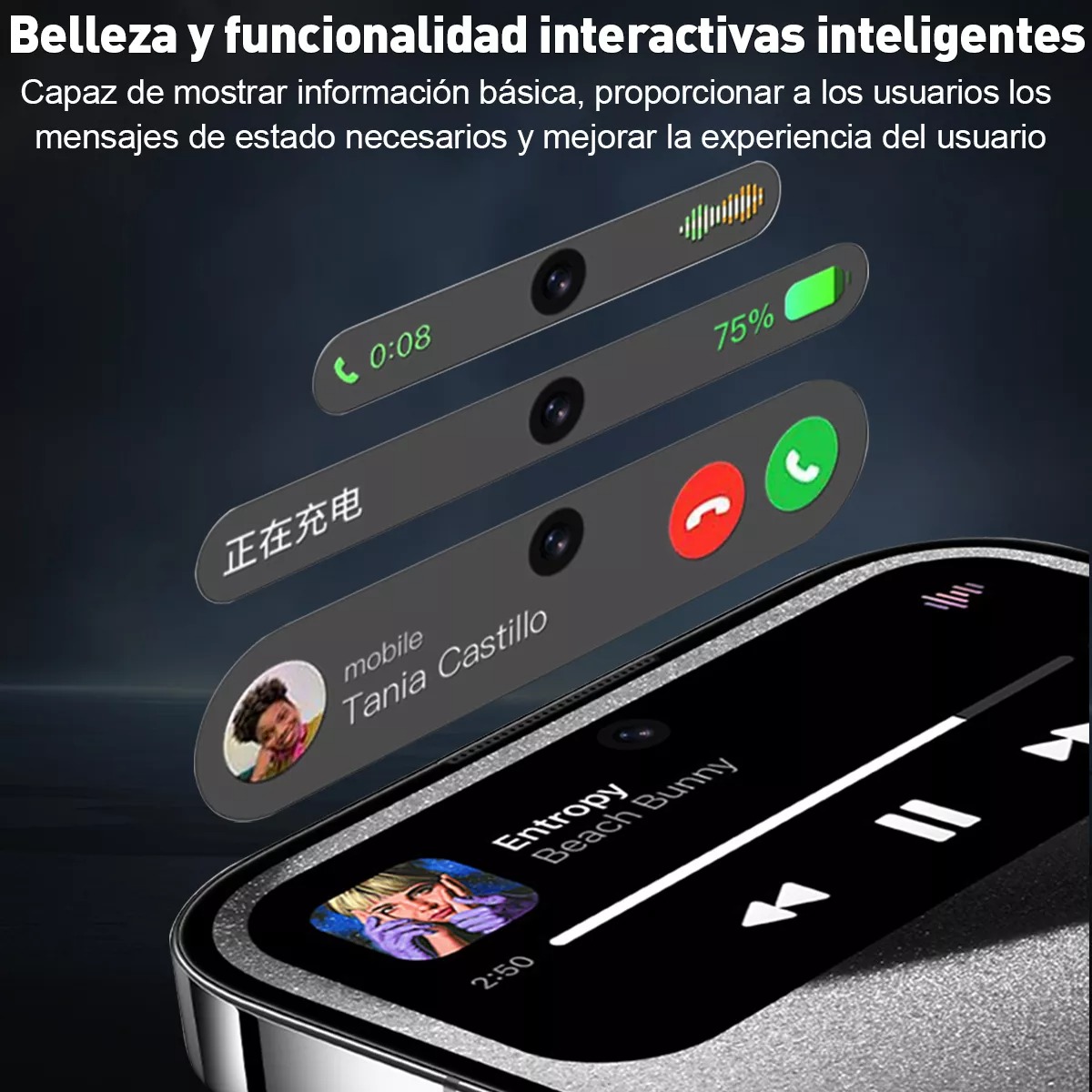 K800y Teléfono Sim Dual 10 GB+256 GB ROM Octa-core Android 13 Screen 6.8 Pulgadas Celular Hd 8000 mAh Smartphone Blanco