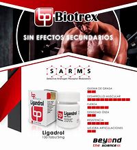LIGANDROL - LGD-4033 - Oral - 5mg/tab 100 tabletas - Biotrex - Volumen magro con fuerza sostenida y apariencia atlética definida