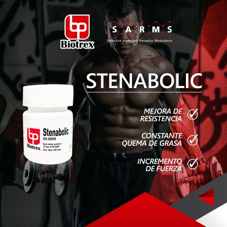 Stenabolic SR-9009 Biotrex 10mg quema grasa y energía