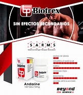 ANDARINE - S-4 - Oral - 10mg/tab 100 tabletas - Biotrex - Definición magra, fuerza atlética y apariencia estética sin retención