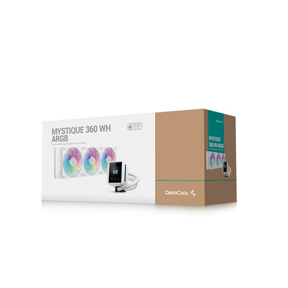 ENFRIAMIENTO DEEPCOOL MYSTIQUE 360 LX360 BLANCO ARGB AM5/LGA1700 PANTALLA LCD TFT R-LX360-WHDSNMCP-G-1