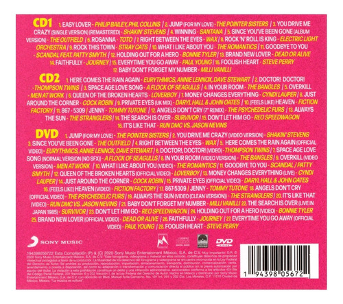 Simply The Best 80 's Vol 2 Outfield & Santana 2 Cd + Dvd