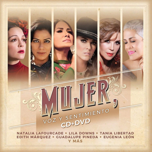 Mujer , Voz Y Sentimiento - Disco Cd + Dvd - Nuevo 