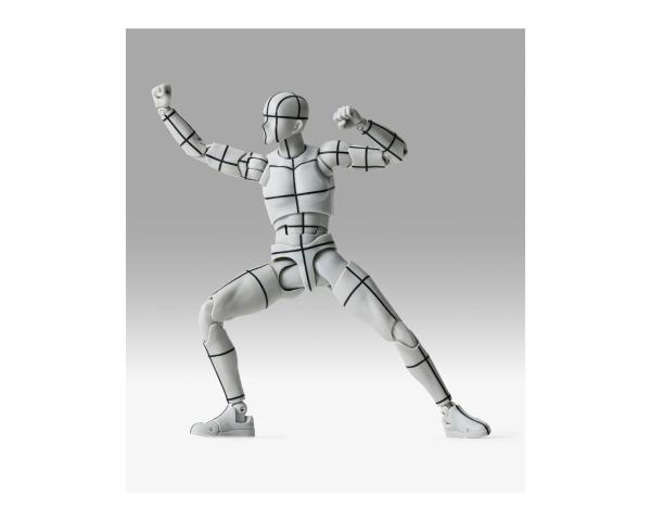SH Figuarts Body-kun Sports Edition Wire Frame Gray Color