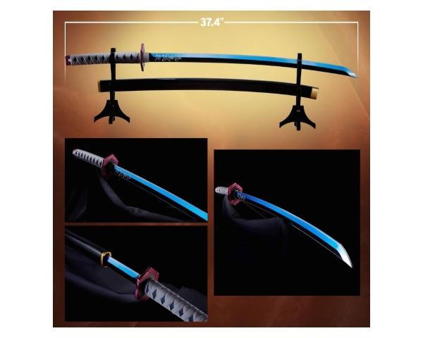 Proplica Demon Slayer Espada Nichirin (Giyu Tomioka) 95 cm