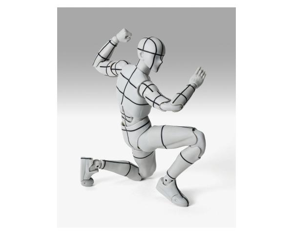 SH Figuarts Body-kun Sports Edition Wire Frame Gray Color