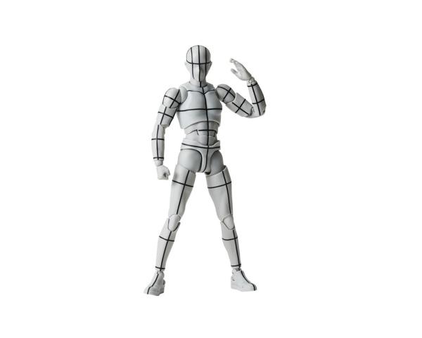 SH Figuarts Body-kun Sports Edition Wire Frame Gray Color