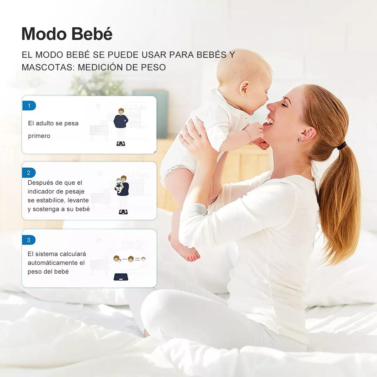 Renpho Báscula Electrónica Carga Usb Inteligente App RECARGABLE