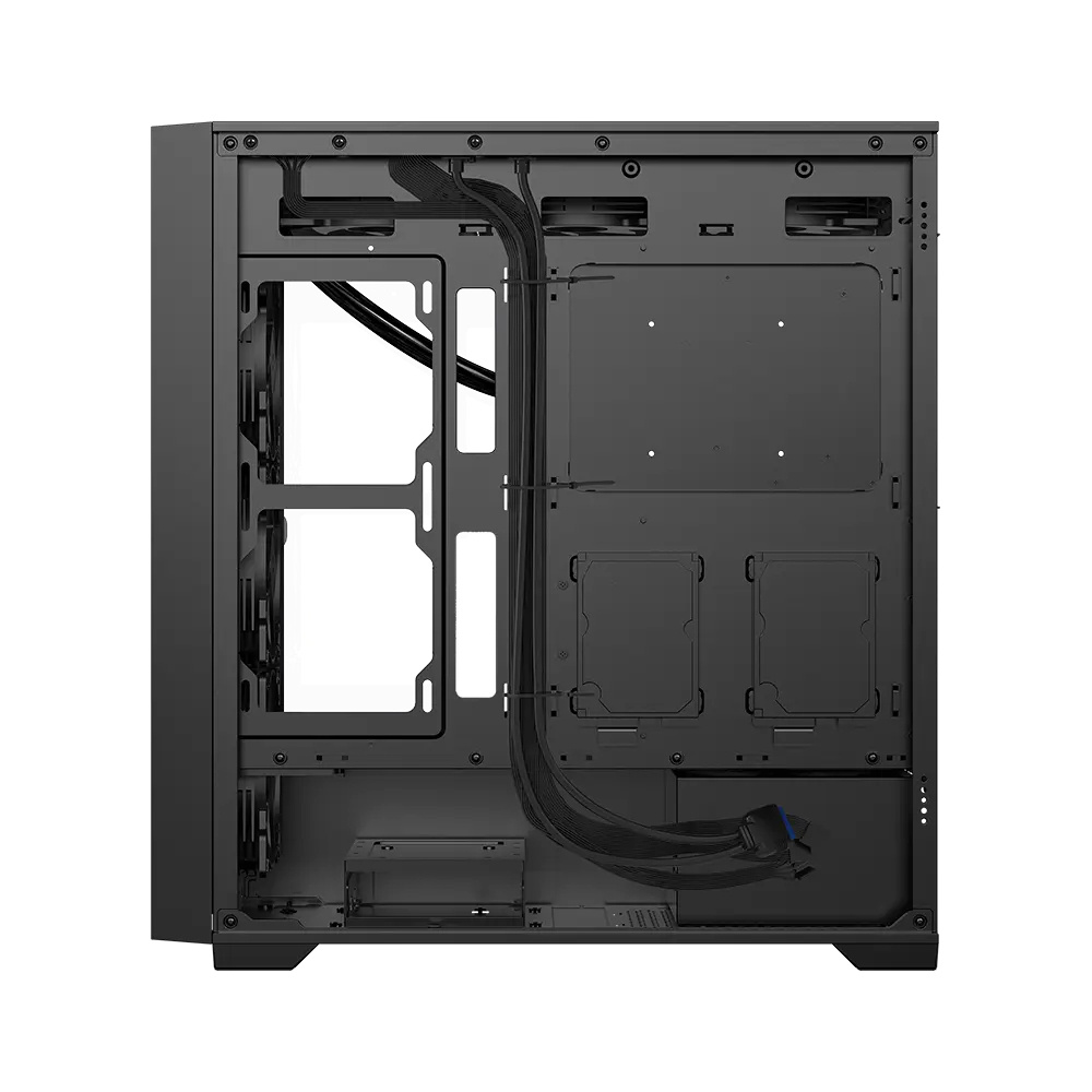 Gabinete Balam Rush Carbono Twin Mate 9000 con Ventana RGB, Full-Tower, ATX/E-ATXMicro-ATX/Mini-ITX, USB 3.0/2.0, sin Fuente, 4 Ventiladores RGB Instalados, Negro. 
