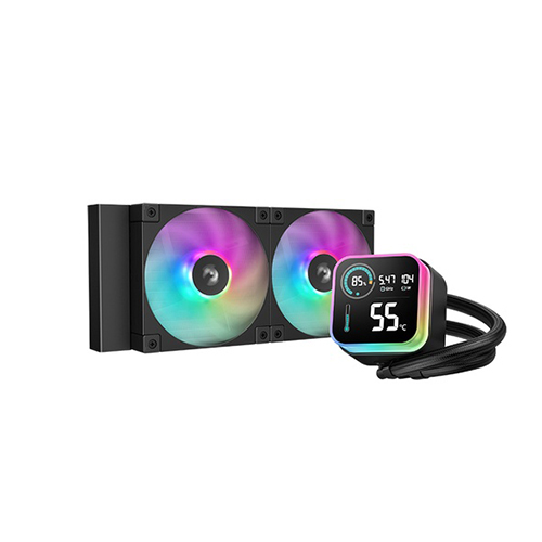 ENFRIAMIENTO DEEPCOOL LQ240 NEGRO 240MM LGA1700/AM5 R-LQ240-BKLSMW-G-1