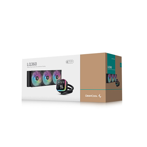 ENFRIAMIENTO DEEPCOOL LQ360 NEGRO 360MM LGA1700/AM5 R-LQ360-BKLSMW-G-1