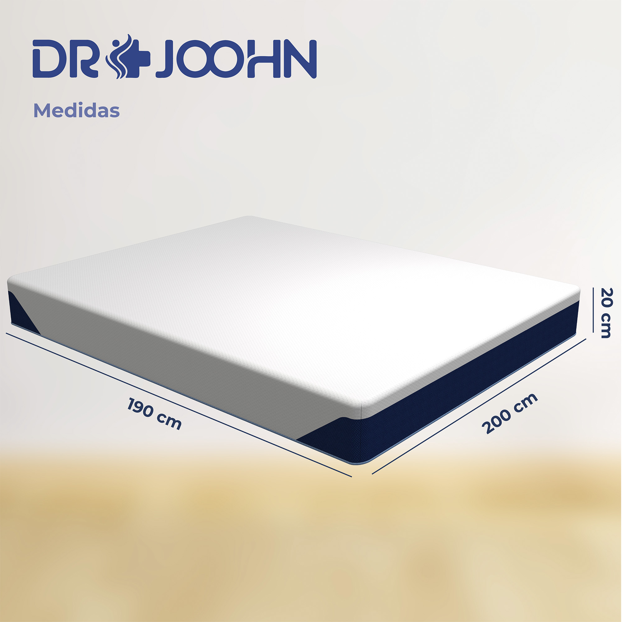 Colchón en Caja King Size Zen Confort DR JOOHN Memory Gel 20cm