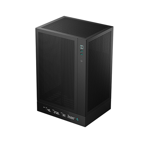 GABINETE DEEPCOOL CH170 DIGITAL NEGRO ITX S/FUENTE R-CH170-BKNPI0D-G-1