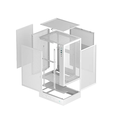 GABINETE DEEPCOOL CH170 DIGITAL BLANCO ITX S/FUENTE R-CH170-WHNPI0D-G-1