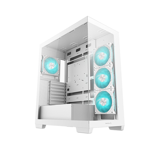 GABINETE DEEPCOOL CG580 4F BLANCO ATX S/FUENTE CRISTAL R-CG580-WHADA4-G-1