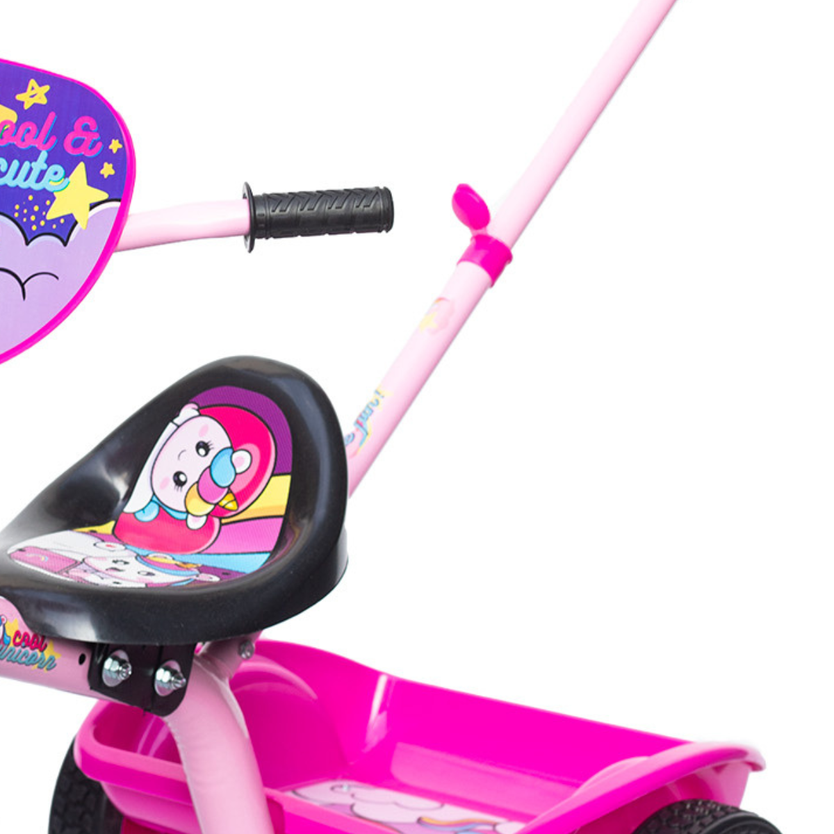 Triciclo Promeyco Express Unicornio con Charola para niñas de 3 a 5 años