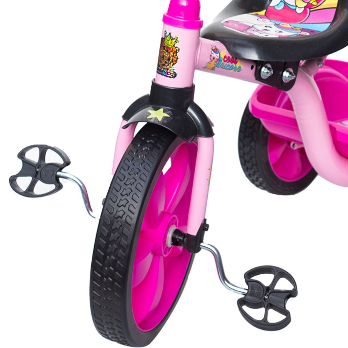 Triciclo Promeyco Express Unicornio con Charola para niñas de 3 a 5 años