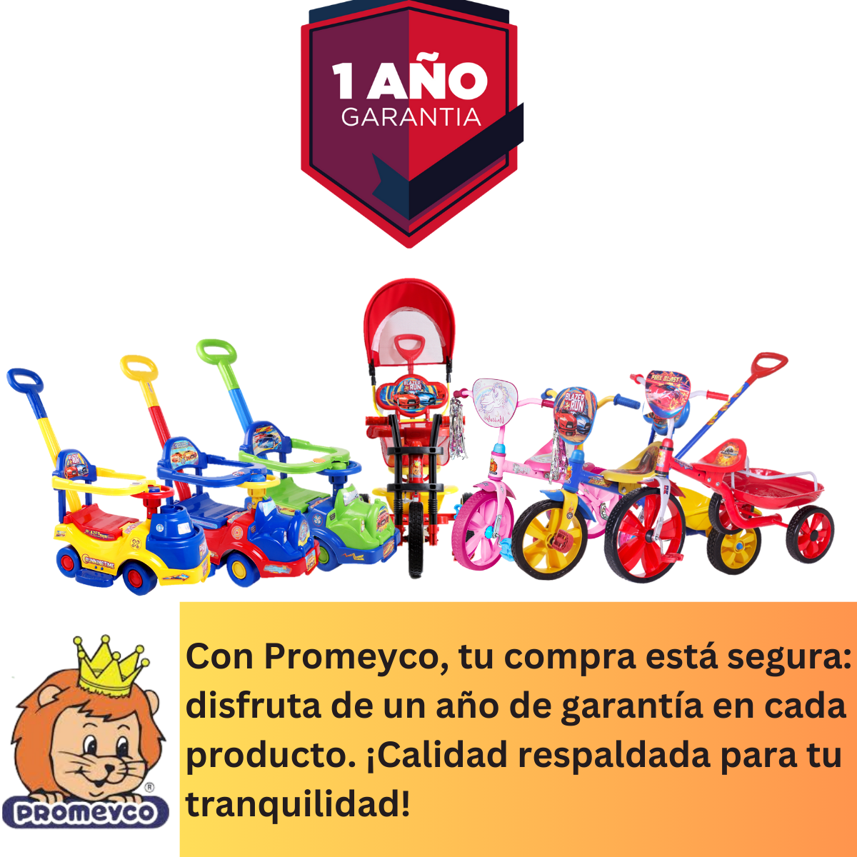Triciclo Promeyco Express Unicornio con Charola para niñas de 3 a 5 años