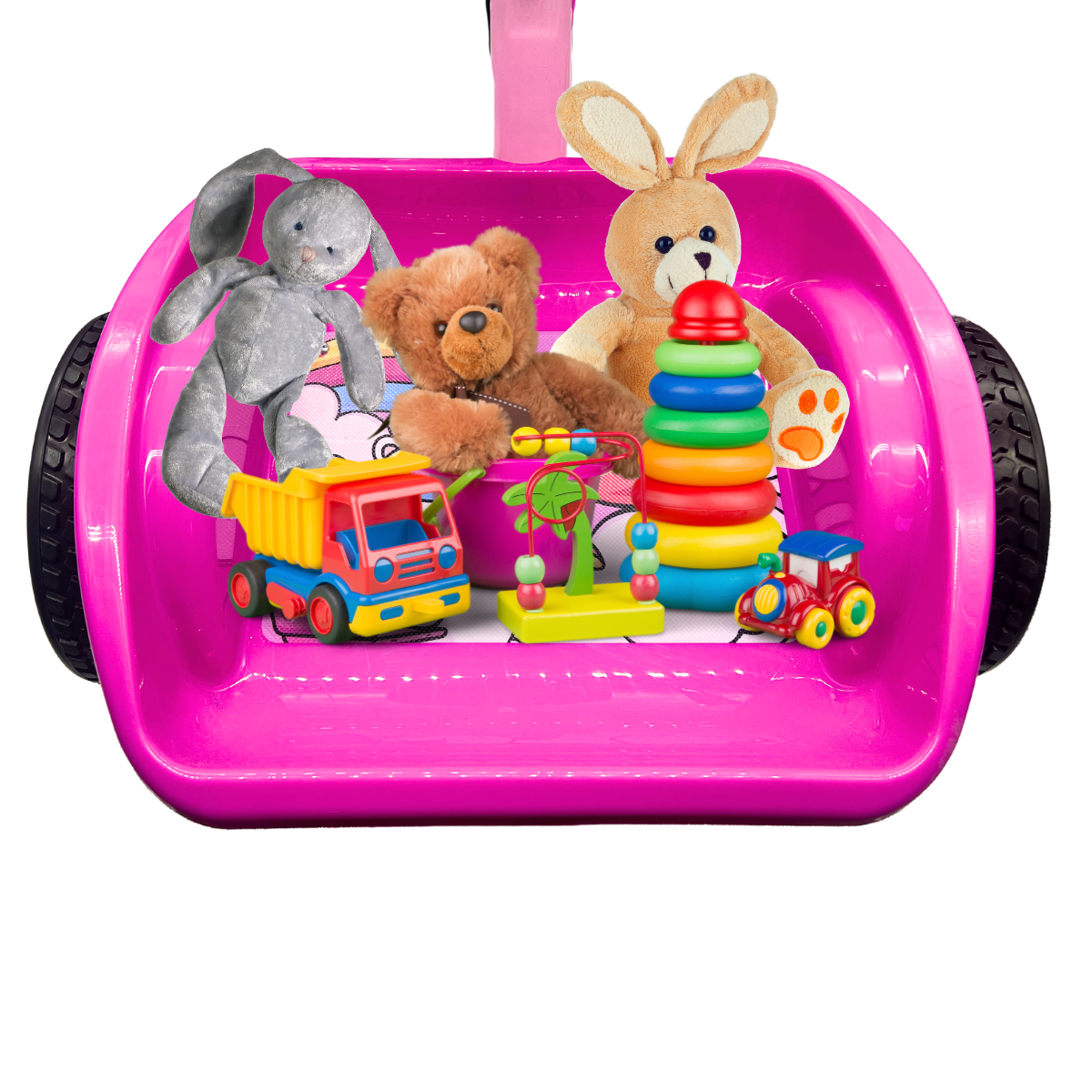 Triciclo Promeyco Express Unicornio con Charola para niñas de 3 a 5 años