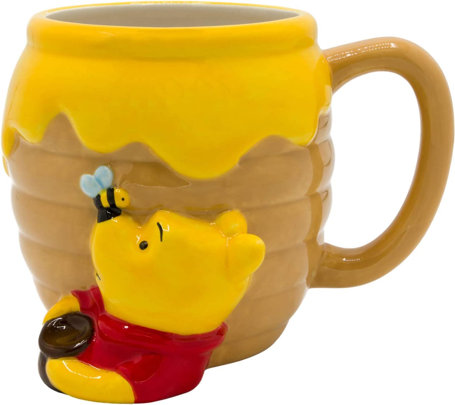  Winnie Pooh Taza De Ceramica 3D  Tarro 680 ml Disney Winnie The Pooh