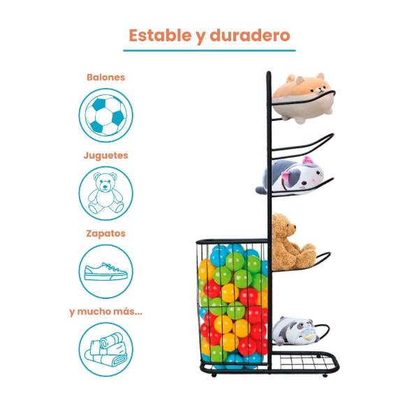 Estante Organizador Multiusos Equipo Deportivo Balones