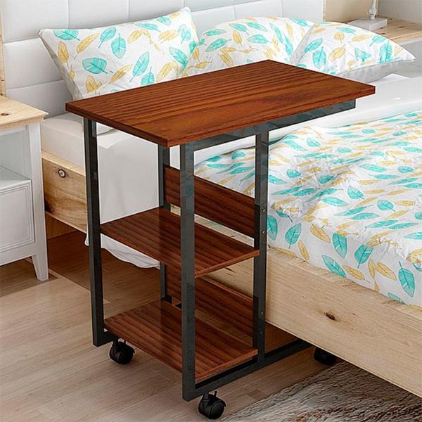 Mesa Auxiliar con Ruedas Desayunador Hospital Mesa para cama