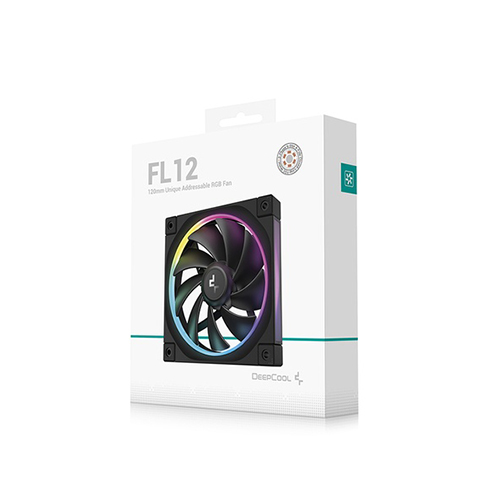 VENTILADOR DEEPCOOL FL12 NEGRO RGB 120MM R-FL12-BKAPN1-G