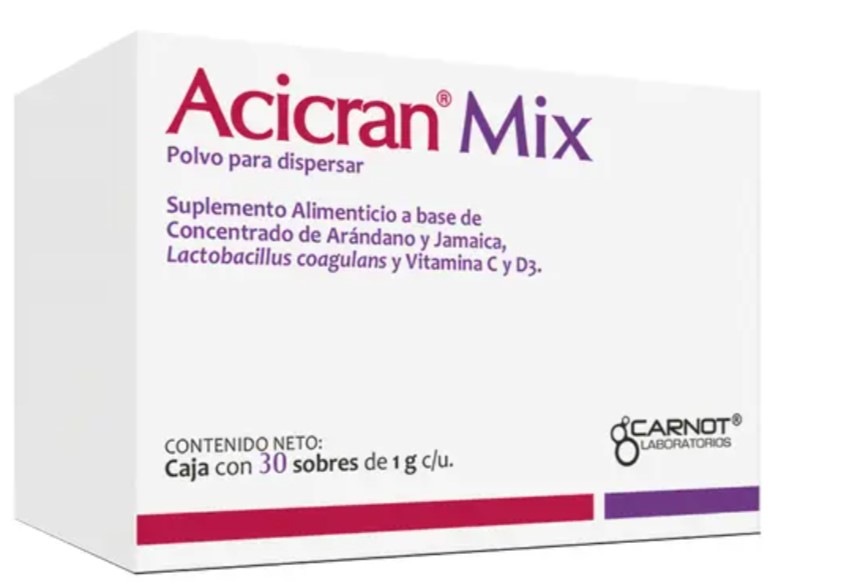 Acicran Mix Suplemento Alimenticio 30 Sobres
