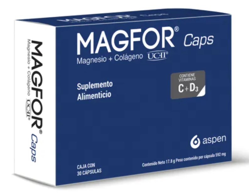 Magfor Suplemento Alimenticio 30 Cáps.