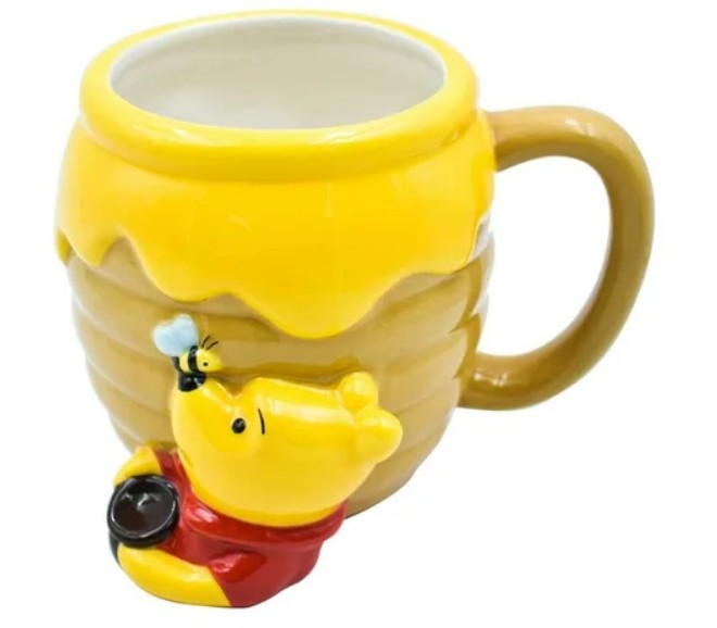  Winnie Pooh Taza De Ceramica 3D  Tarro 680 ml Disney Winnie The Pooh