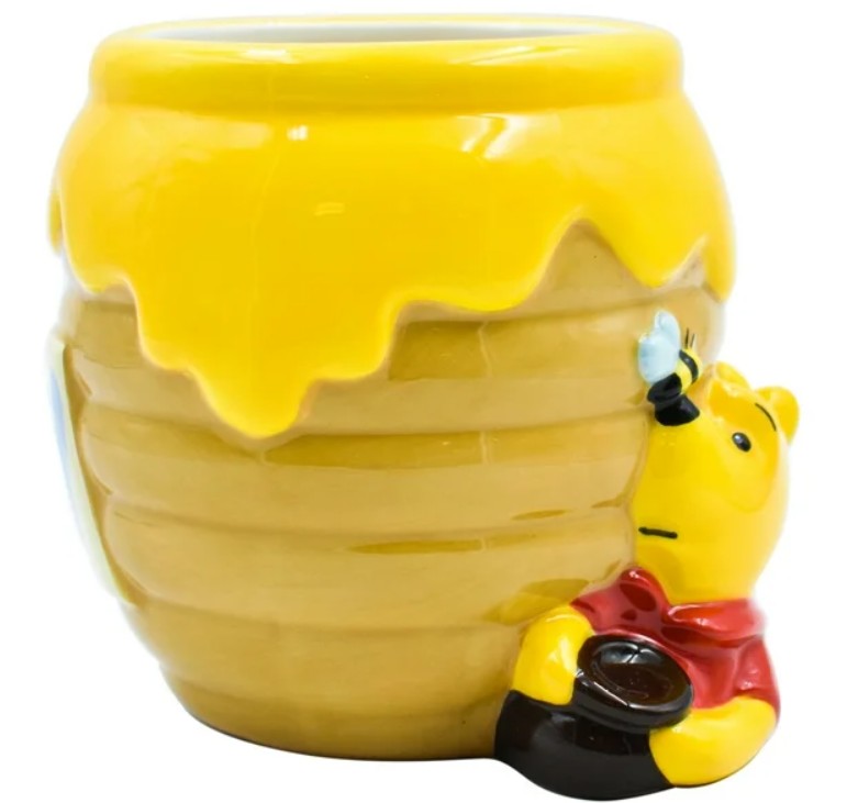 Winnie Pooh Taza De Ceramica 3D  Tarro 680 ml Disney Winnie The Pooh